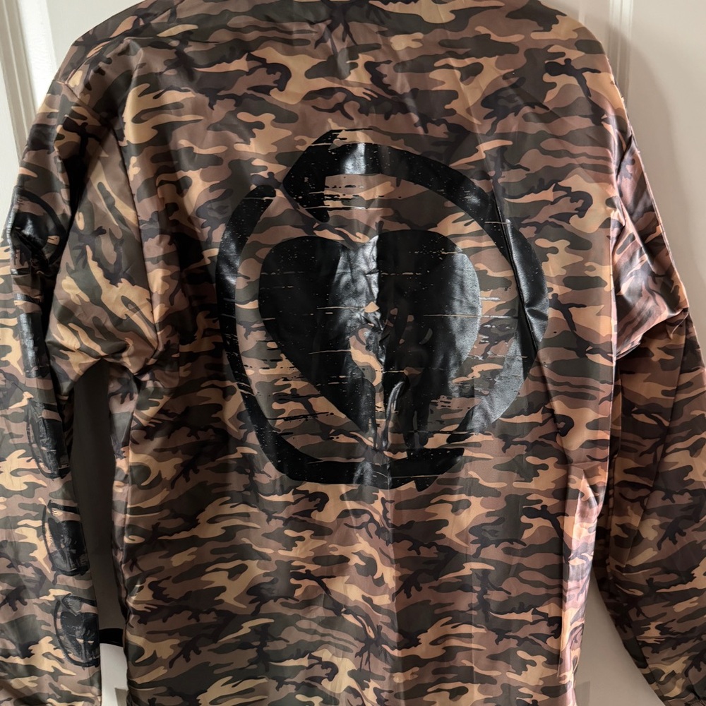 Rise Against Camouflage Rain Jacket NWOT M